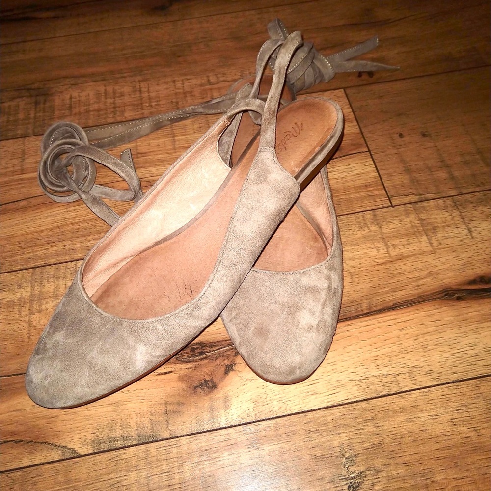 Madewell April Ankle Wrap Flats